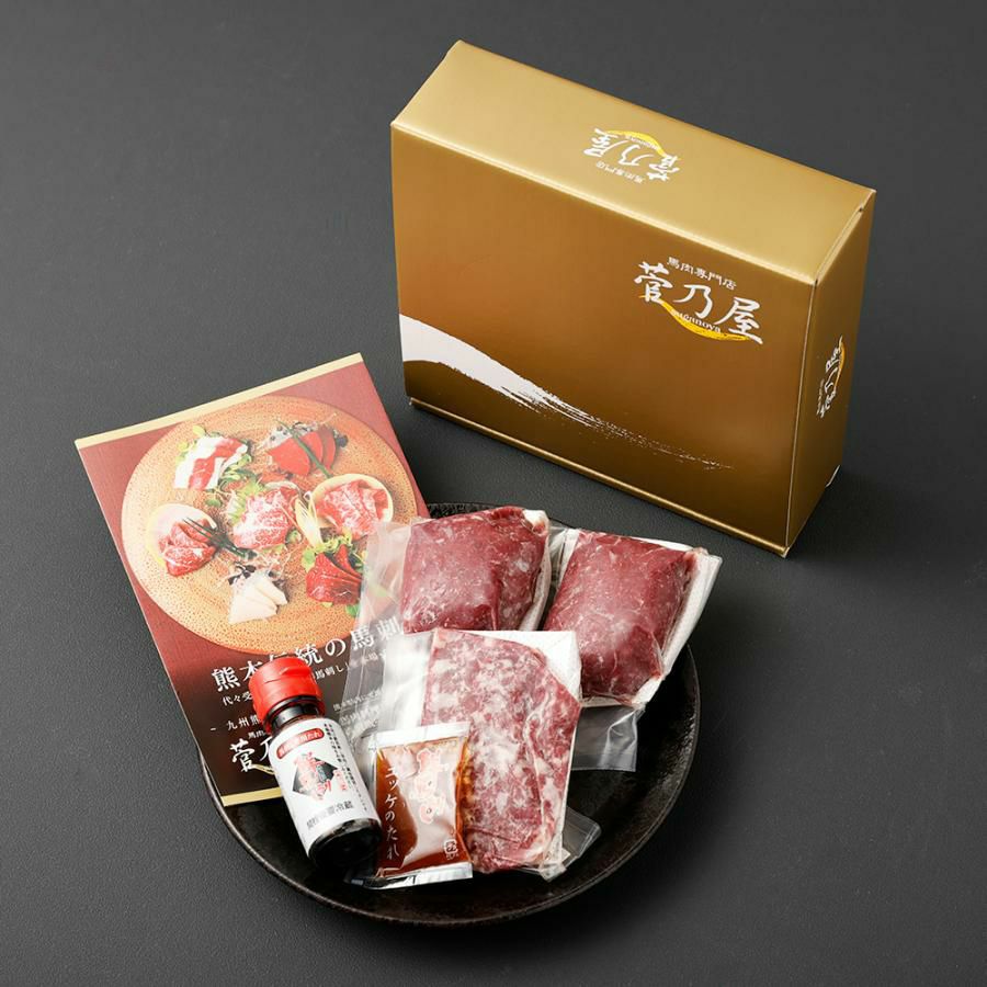 菅乃屋 公式通販サイト】| 鮮馬刺し赤身切り落としセット