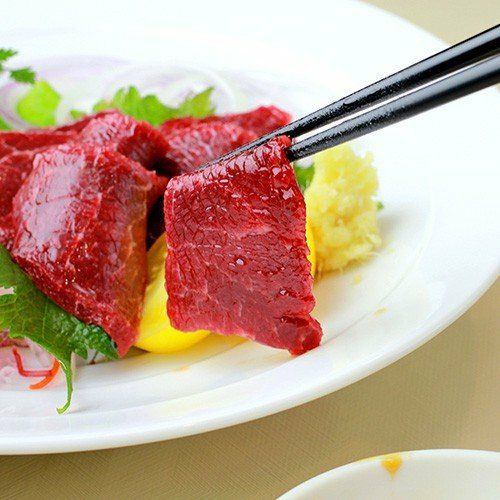 5％OFF】ブロック上赤身(400g)鮮馬刺し 熊本直送 | 菅乃屋 【公式通販